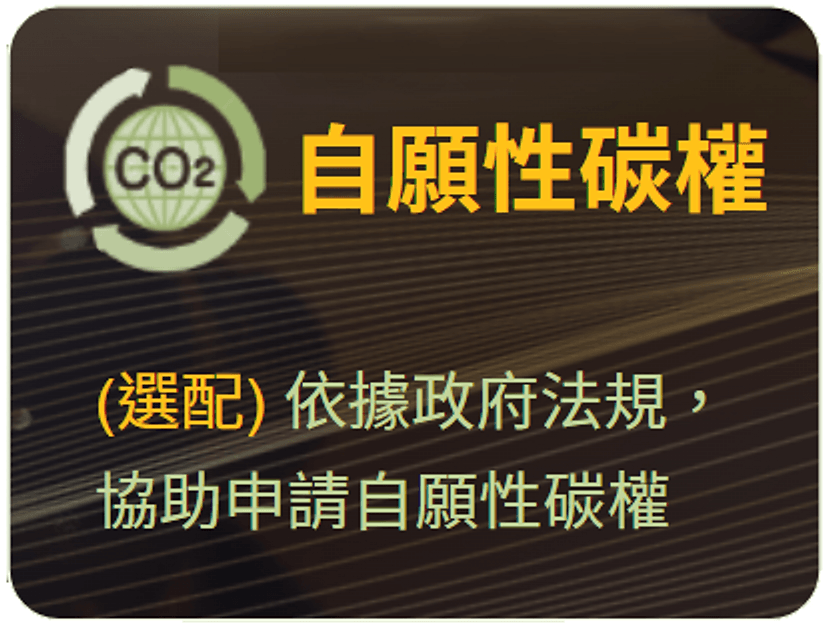 自願性碳權（選配）